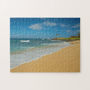 USA, Hawaii, Molokai Island, Three Mile Beach Jigsaw Puzzle