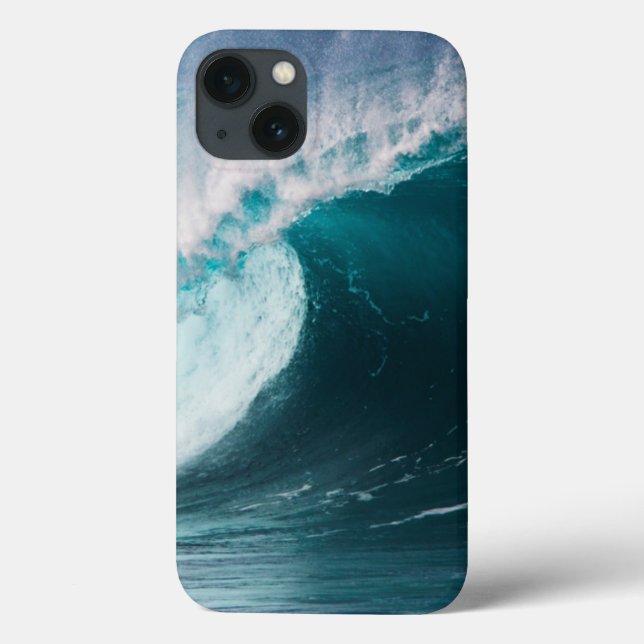 USA, Hawaii, Oahu, Large waves Case-Mate iPhone Case (Back)