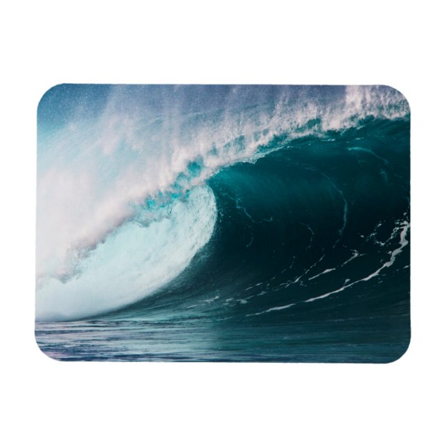 USA, Hawaii, Oahu, Large waves Magnet (Horizontal)