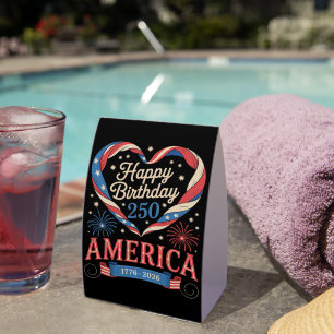 USA Hearts 1776 2026 July 250th Birthday USA