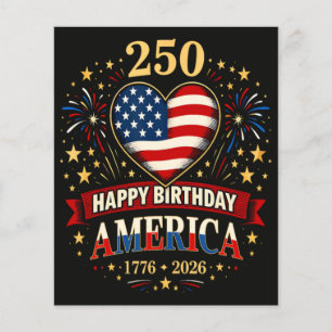 Usa Hearts 1776 2026 July 4Th Flyer