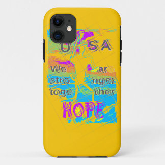 USA Hillary Hope Stronger Together iPhone 11 Case