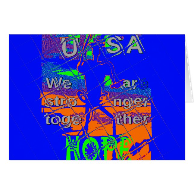 USA Hillary Hope We Are Stronger (Front Horizontal)