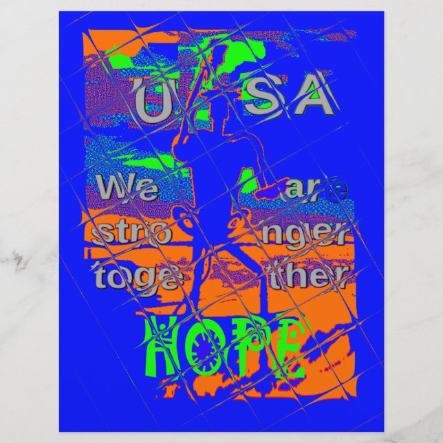 USA Hillary Hope We Are Stronger (Front)