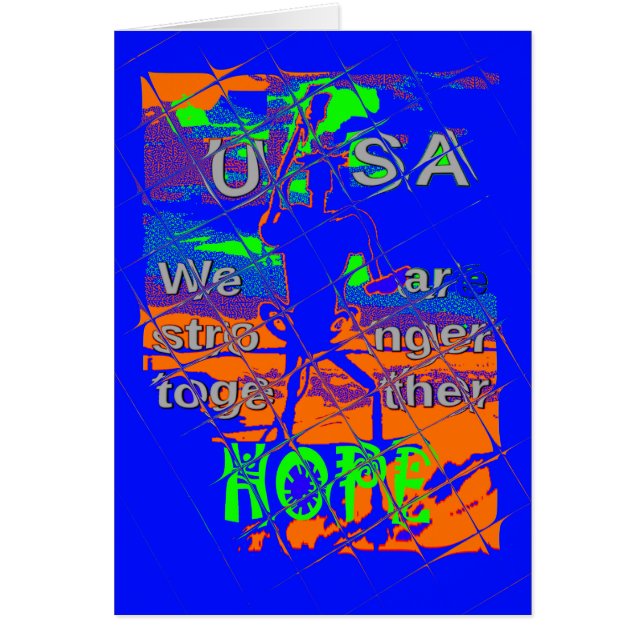 USA Hillary Hope We Are Stronger (Front)