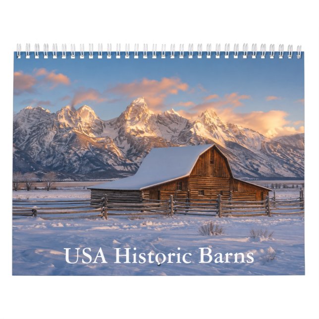 USA Historic Barns Calendar  (Cover)