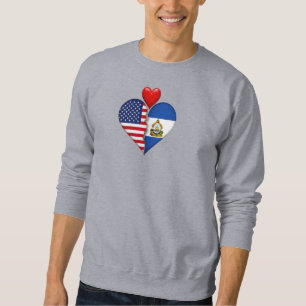 USA Honduras Heart flags Hispanic Heritage Sweatshirt