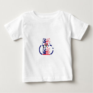 USA Hope Beautiful Amazing National Flag Design Ar Baby T-Shirt