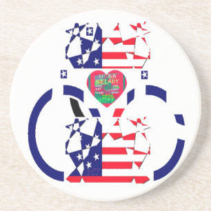 USA Hope Beautiful Amazing National Flag Design Ar Coaster