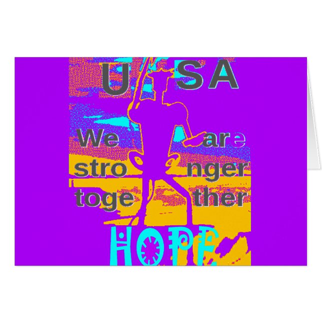 USA Hope: We Are Stronger Together (Front Horizontal)