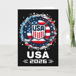 Usa Ice Hockey 2026 Hockey 2026 Usa 2026  Card
