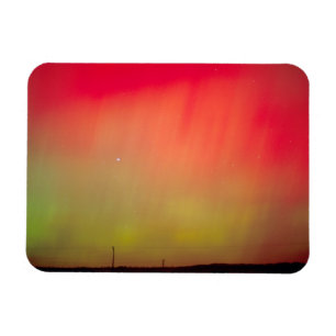 USA, Idaho. Aurora borealis, northern lights at 2 Magnet