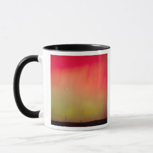 USA, Idaho. Aurora borealis, northern lights at 2 Mug