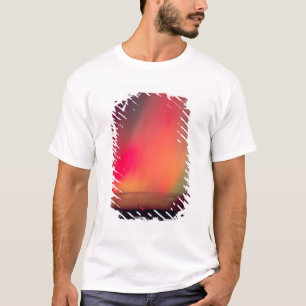 USA, Idaho. Aurora borealis, northern lights at T-Shirt
