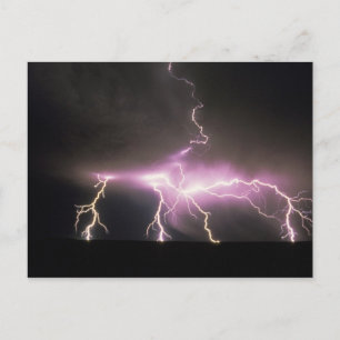 USA, Idaho. Lightning. Postcard