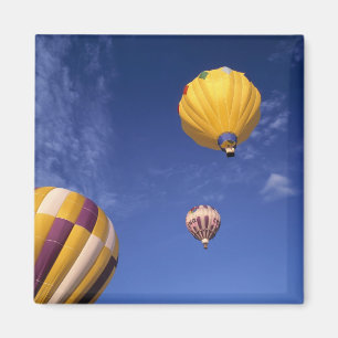 USA, Idaho, Teton Valley. Hot-air balloons Magnet