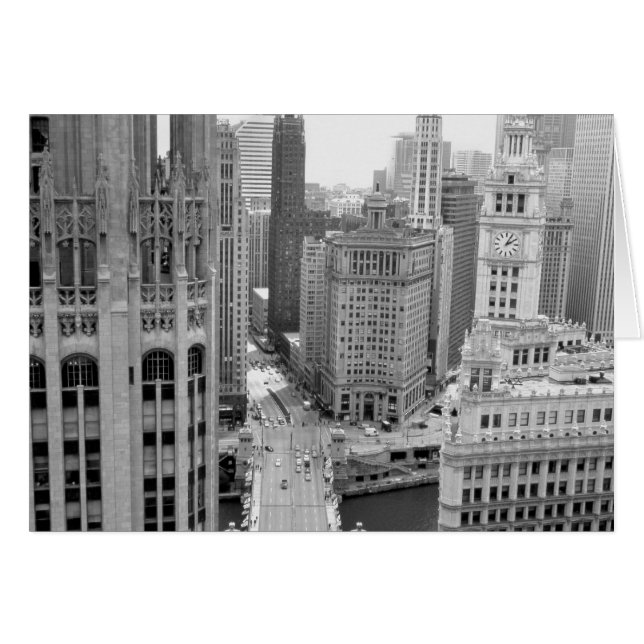 USA, IL, Chicago, Loop from Hotel (Front Horizontal)