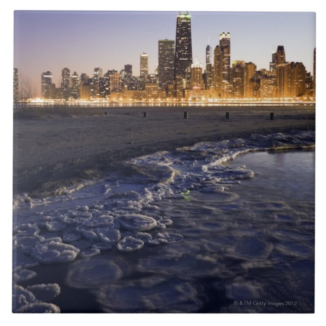 USA, Illinois, Chicago, City skyline from Lake Tile (Front)