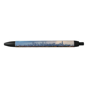 USA, Illinois, Chicago, cityscape Black Ink Pen
