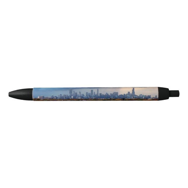 USA, Illinois, Chicago, cityscape Black Ink Pen (Front)