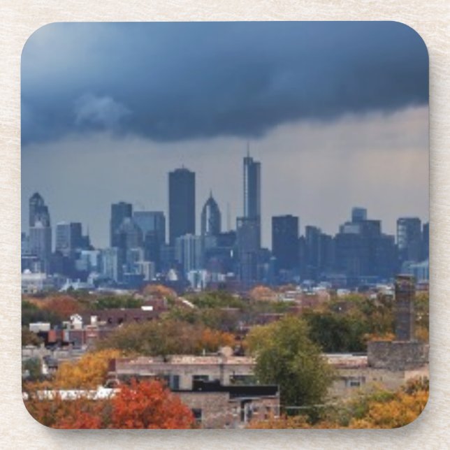 USA, Illinois, Chicago, cityscape Coaster (Front)