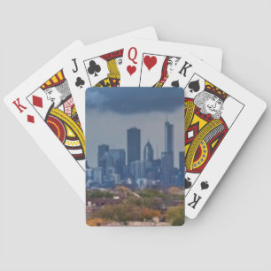 USA, Illinois, Chicago, cityscape Playing Cards