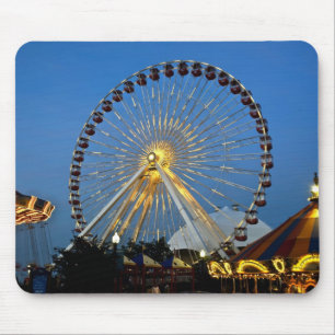 USA, Illinois, Chicago, Cityscapes, Lighted Mouse Mat