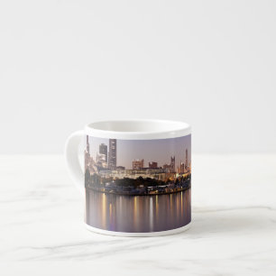 USA, Illinois, Chicago skyline at dusk Espresso Cup