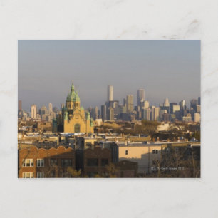 USA, Illinois, Chicago skyline Postcard