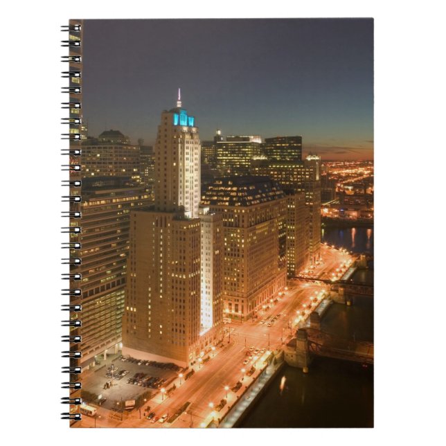 USA, Illinois, Chicago: The Loop: Buildings Notebook (Front)