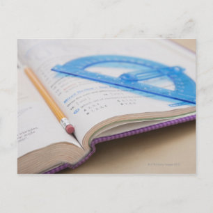 USA, Illinois, Metamora, Maths book Postcard