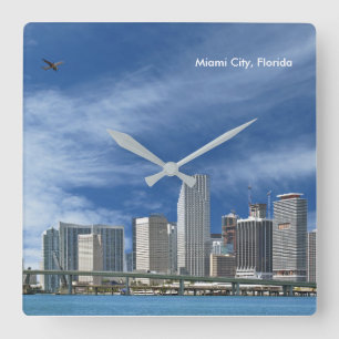 USA Image for Square Wall clock