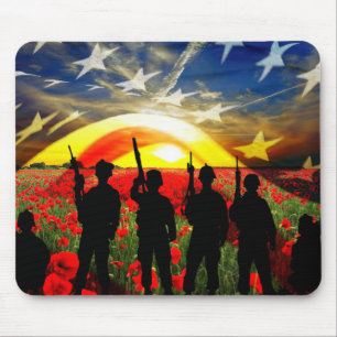 USA In Honour Mouse Mat