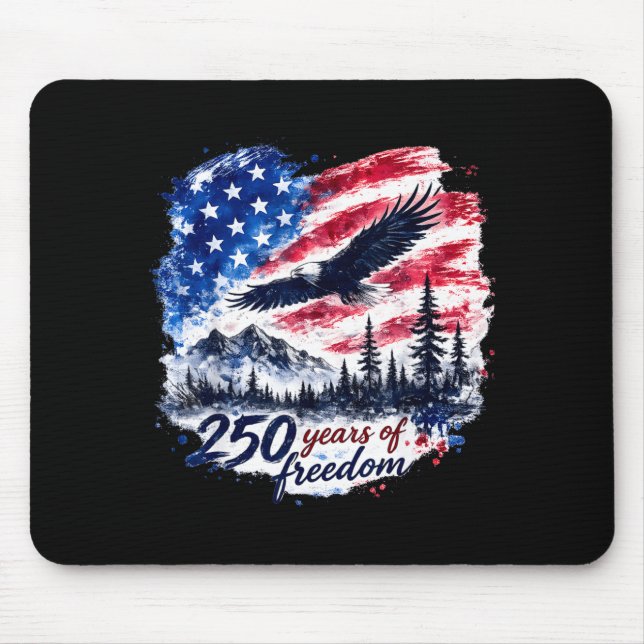 Usa independence 250th anniversary 1776 2026 mouse mat (Front)