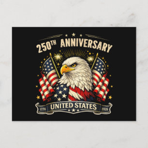 USA Independence 250th Anniversary 1776 2026 Patri Postcard