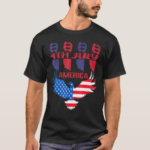 Usa Independence Day 4 Th July American T-Shirt