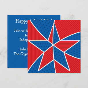 USA Independence Day 4th of July Invitation
