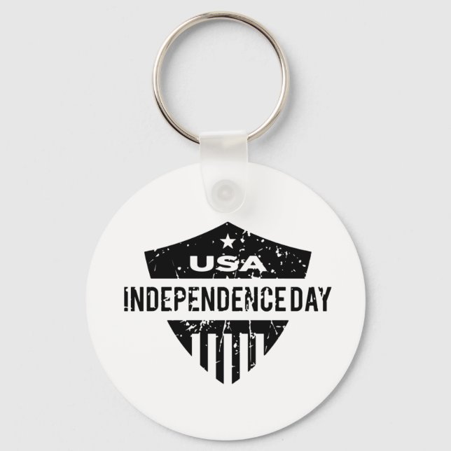 USA Independence Day Key Ring (Front)