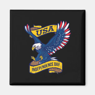 Usa independence day premium magnet