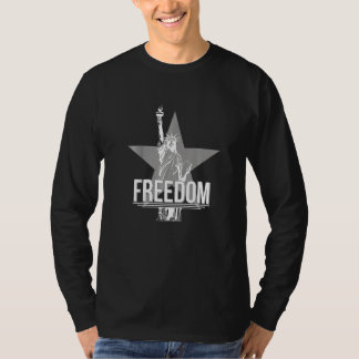 Usa Independence Day Statue Of Liberty Freedom Wom T-Shirt
