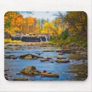 USA, Indiana. Cataract Falls State Recreation Mouse Mat