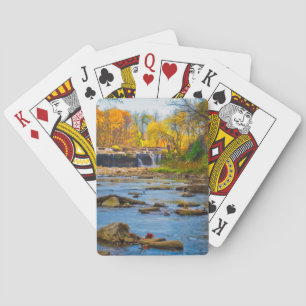 USA, Indiana. Cataract Falls State Recreation Playing Cards