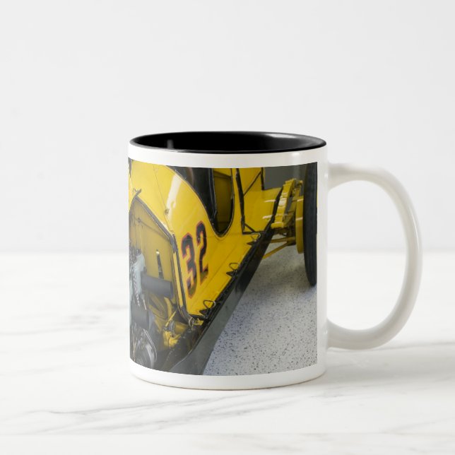 USA, Indiana, Indianapolis: Indianapolis Motor Two-Tone Coffee Mug (Right)
