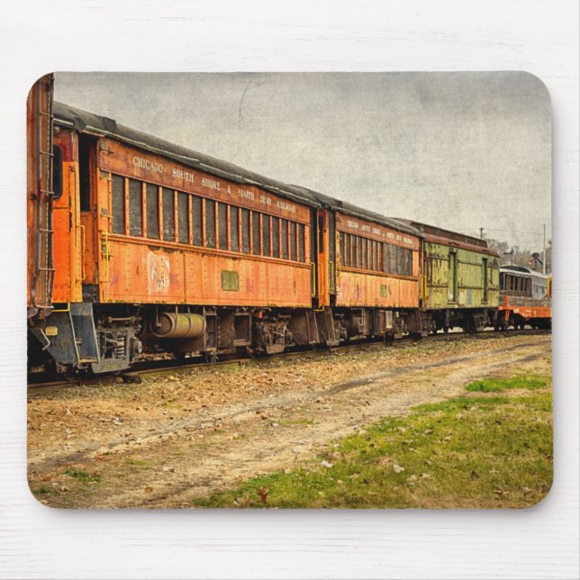 USA, Indiana. The North Mudson Railroad Museum Mouse Mat (Front)