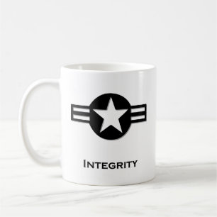USA Integrity black Coffee Mug
