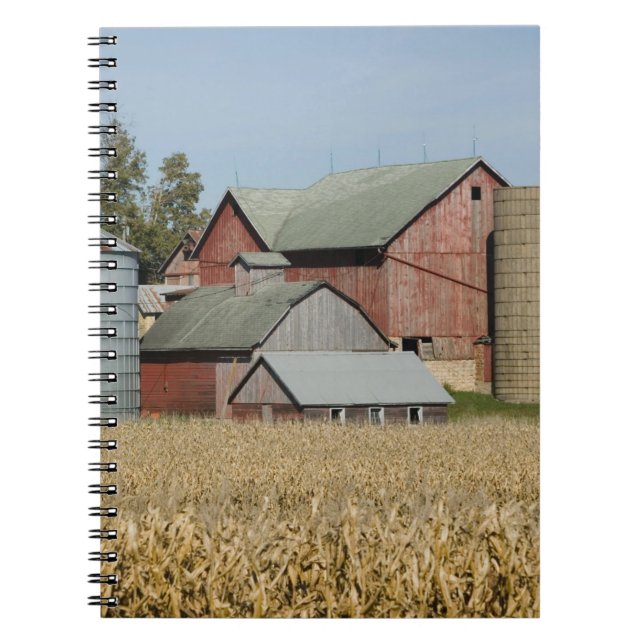 USA, IOWA, Froelich: Old farm Notebook (Front)