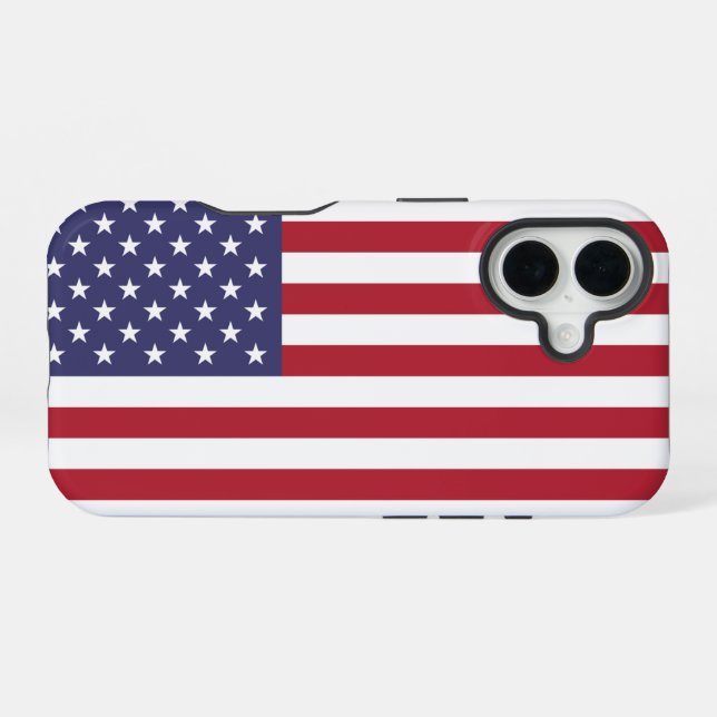 USA iPhone 16 CASE (Back Horizontal)