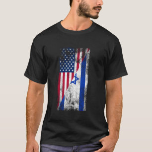 USA Israel Flags United States of America Israeli T-Shirt