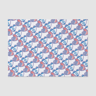 USA---Israel-Love-final Tissue Paper