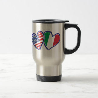 USA---Italy-Love Travel Mug